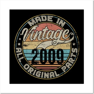 Classic 11th Birthday Gift For Men Women Vintage 2009 Posters and Art